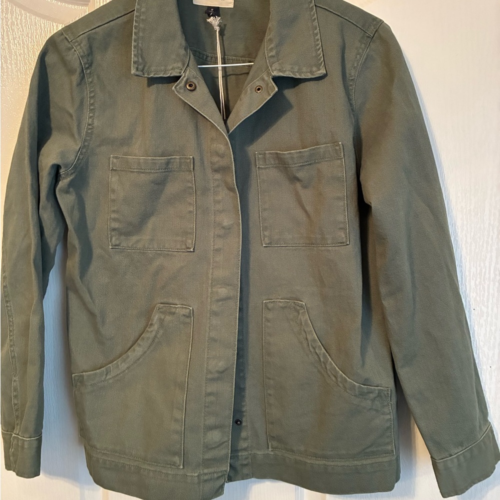 Universal Thread Olive Jean Jacket - image 4